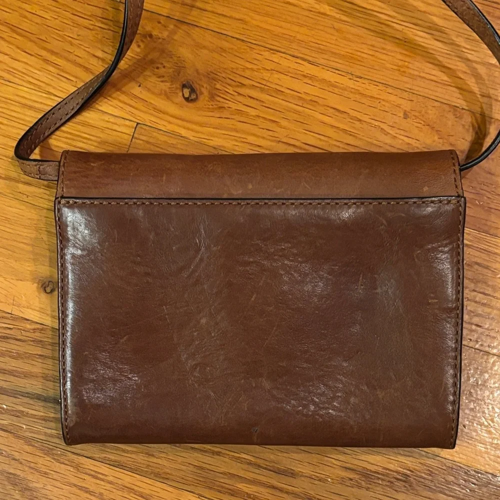 Frye Brown Leather Crossbody Wallet Bag - Picture 6 of 6